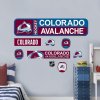 Samolepky na Stěnu Colorado Avalanche NHL Repositionable Street Signs Wall Decal Set