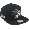 Pánská kšiltovka San Jose Sharks NHL Evergreen Black White Snapback