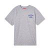 123620 panske tricko ccm athleisure tee light grey melange