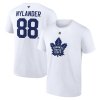 Pánske tričko William Nylander #88 Toronto Maple Leafs Authentic Stack Name & Number T-Shirt - White