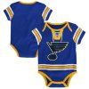Dětské body St. Louis Blues NHL Hockey Pro Creeper Plain Back