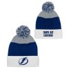 Dětská zimní čepice Tampa Bay Lightning NHL Essentials Cuffed Knit W Pom