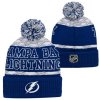 Dětská zimní čepice Tampa Bay Lightning NHL Puck Pattern Cuffed Pom