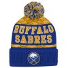 Dětská zimní čepice Buffalo Sabres NHL Puck Pattern Cuffed Pom