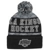 Dětská zimní čepice Los Angeles Kings NHL Puck Pattern Cuffed Pom