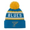 Dětská zimní čepice St. Louis Blues NHL Jacquard Cuffed Knit With Pom