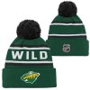 Dětská zimní čepice Minnesota Wild NHL 3Rd Jersey Jacquard Cuff Pom