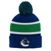 Detská zimná čiapka Vancouver Canucks NHL Cuffed Beanie With Pom
