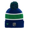 Detská zimná čiapka Vancouver Canucks NHL Cuffed Beanie With Pom