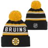 Dětská zimní čepice Boston Bruins NHL Jacquard Cuffed Knit With Pom