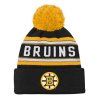 Dětská zimní čepice Boston Bruins NHL Jacquard Cuffed Knit With Pom