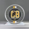 Puk Boston Bruins NHL Crystal Breakout - David Pastrnak