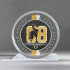 Puk Boston Bruins NHL David Pastrňák #88 Crystal Breakout