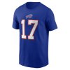 Pánský tričko Josh Allen #17 Buffalo Bills NFL Nike Name and Number T-Shirt
