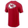 Pánská tričko Kansas City Chiefs NFL Nike Rewind Front and Back Hit Essential Cotton Tee