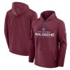 Pánská mikina Colorado Avalanche NHL Authentic Pro Rink Poly Fleece POH