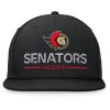 Pánská kšiltovka Ottawa Senators NHL Authentic Pro A/Cap Flat Brim Square Visor Structured Adjustable