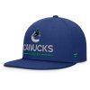 127583 panska ksiltovka vancouver canucks nhl authentic pro a cap flat brim square visor structured adjustable