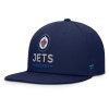 Pánská kšiltovka Winnipeg Jets NHL Authentic Pro A/Cap Flat Brim Square Visor Structured Adjustable
