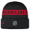 Pánská zimní čepice Carolina Hurricanes NHL Authentic Pro A/Cap Cuffed Beanie