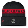 Pánská zimní čepice Chicago Blackhawks NHL Authentic Pro A/Cap Cuffed Beanie