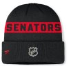 Pánská zimní čepice Ottawa Senators NHL Authentic Pro A/Cap Cuffed Beanie