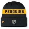 Pánská zimní čepice Pittsburgh Penguins NHL Authentic Pro A/Cap Cuffed Beanie