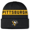 Pánská zimní čepice Pittsburgh Penguins NHL Authentic Pro A/Cap Cuffed Beanie
