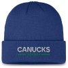 Pánská zimní čepice Vancouver Canucks NHL Authentic Pro A/Cap Cuffed Beanie