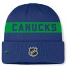 Pánská zimní čepice Vancouver Canucks NHL Authentic Pro A/Cap Cuffed Beanie