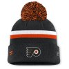 Dámská zimní čepice Philadelphia Flyers NHL Authentic Pro W/Cap Cuffed Pom Beanie