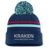 Dámská zimní čepice Seattle Kraken NHL Authentic Pro W/Cap Cuffed Pom Beanie