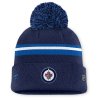 Dámská zimní čepice Winnipeg Jets NHL Authentic Pro W/Cap Cuffed Pom Beanie