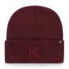 Pánska zimná čiapka New York Yankees MLB Haymaker ´47 CUFF KNIT Dark Maroon