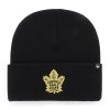 Pánska zimná čiapka Toronto Maple Leafs NHL Haymaker Metallic ´47 CUFF KNIT Black