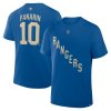 Pánské tričko New York Rangers NHL Artemi Panarin #10 Authentic Stack Name & Number T-Shirt - Blue