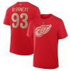 Pánske tričko Detroit Wings NHL Alex DeBrincat #93 Centennial Authentic Stack Name & Number T-Shirt - Red