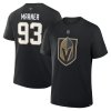 Pánské tričko Vegas Golden Knights NHL Mitch Marner #93 Authentic Stack Name & Number T-Shirt - Black