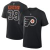 Pánske tričko Philadelphia Flyers NHL Matvei Michkov #39 Authentic Stack Name and Number T-Shirt - Black
