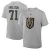Pánske tričko Vegas Golden Nights NHL William Karlsson #71 Authentic Stack Name & Number T-Shirt - Gray