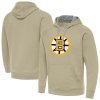 Pánská mikina Boston Bruins Antigua Victory Pullover Hoodie - Khaki
