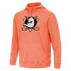 Pánska mikina Anaheim Ducks Antigua Cloud Pullover Hoodie - Heather Orange