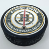 129542 2 puk boston bruins center ice