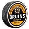 129593 puk boston bruins block textured puck