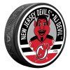 130733 puk new jersey devils nj devil mascot textured puck