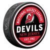 130736 puk new jersey devils block textured puck