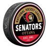 130880 puk ottawa senators block textured puck