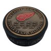 Puk Detroit Red Wings Stanley Cup Years Gold Medallion