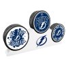 Puk Tampa Bay Lightning NHL 3 Puck Podium Set