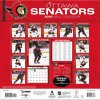 Kalendár Ottawa Senators NHL 2026 Wall Calendar